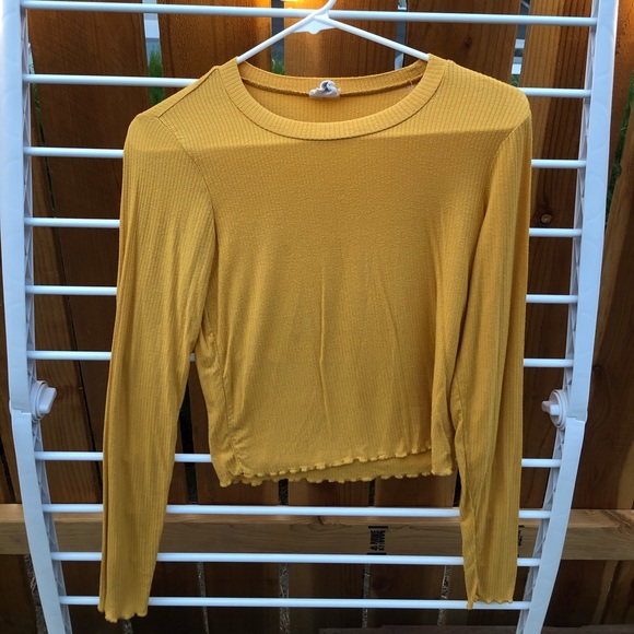 Essentials by Full Tilt, Mustard shirt. - Picture 1 of 2